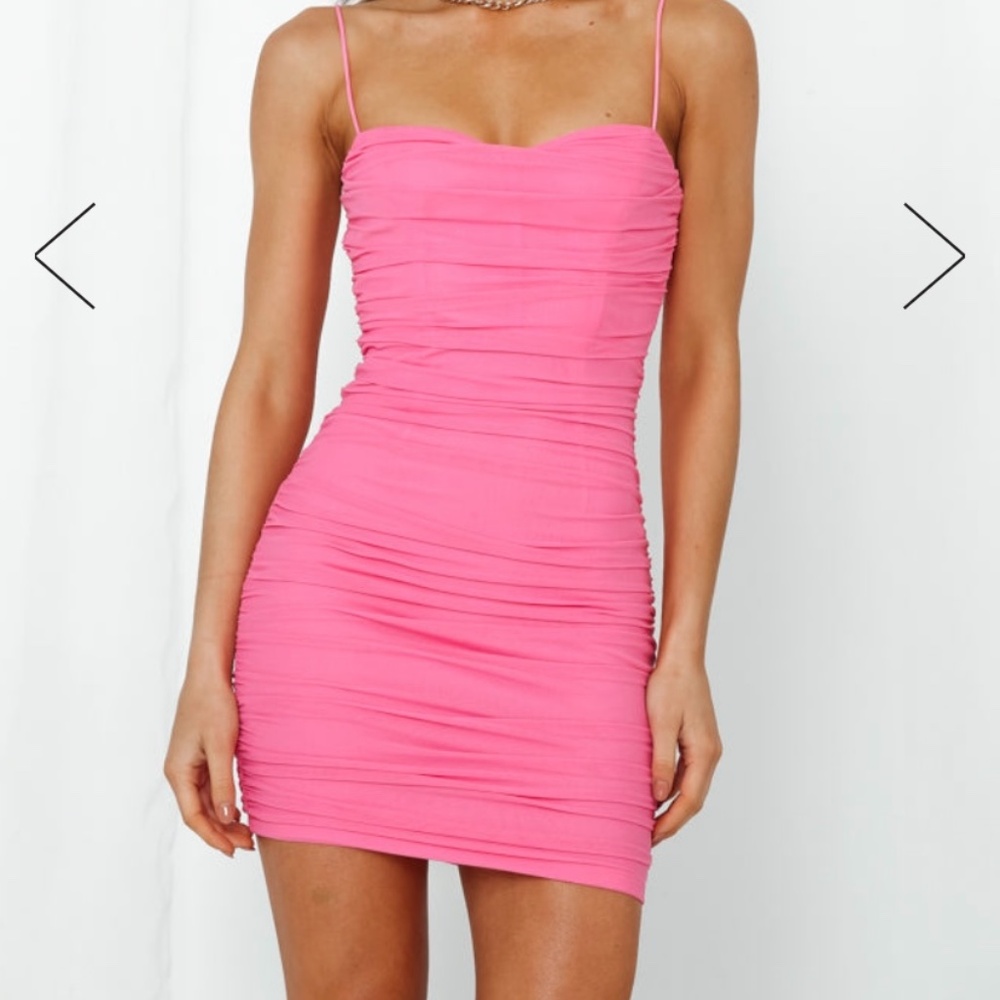Hello Molly hot pink dress